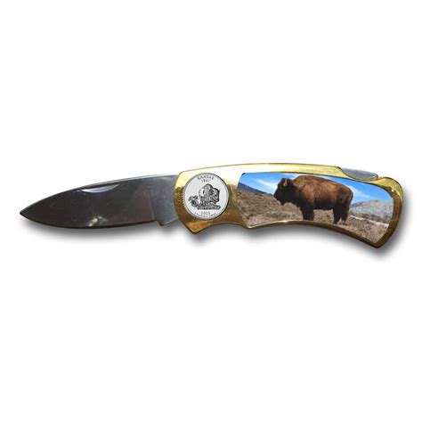 Pocket Knife - Bison 2005 Kansas State Quarter