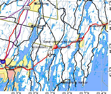 Map Of Wiscasset Maine | Tour Map