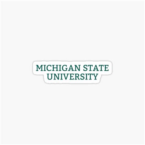 Michigan State University Stickers | Redbubble