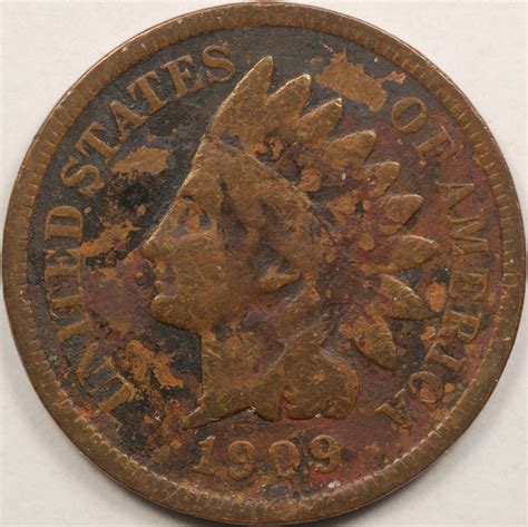 1909-S INDIAN HEAD CENTS