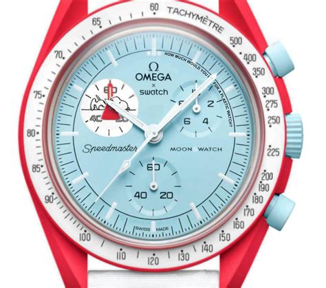 Swatch x Omega Limited Edition: Silver Snoopy "Red Rocket Up Uranus" Project : r/WatchesCirclejerk