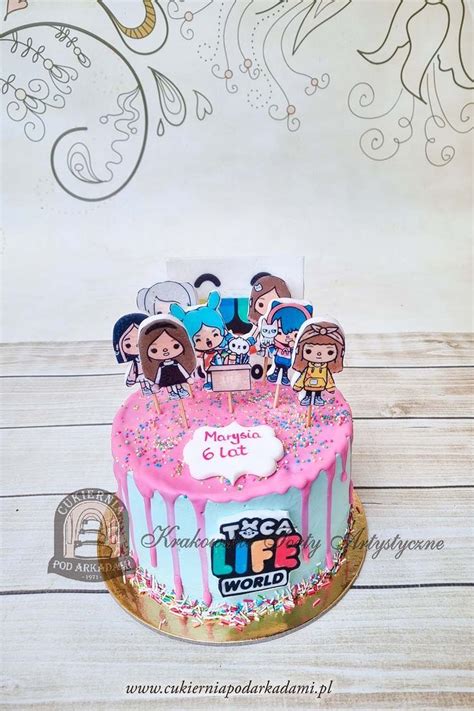 363BD. Tort TOCA Life World. Toca Boca cake. | 7th birthday cakes, Toca life birthday party ...