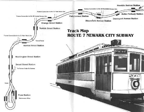 Newark City Subway Map | Time Zones Map