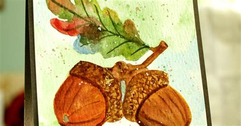 Acorns in Fall — Kia's Art Bits