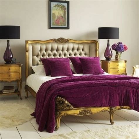 Purple and Gold | Home bedroom, Colorful bedroom design, Bedroom colors