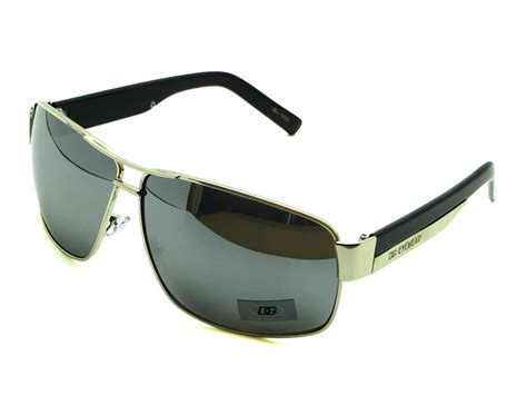 DG Sunglasses Mens Metal Aviator Designer Cop Retro Square Modern Black US DG45 | eBay