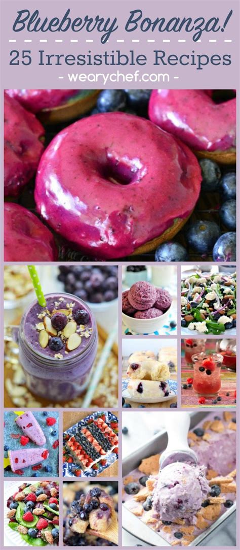 25 Blueberry Recipes You Will Love! - The Weary Chef