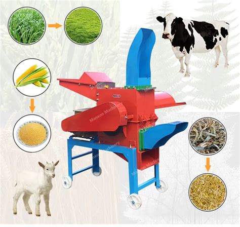 Small Hay Forage Chopper Machine Grass Cutting Corn Silage Chopper For ...