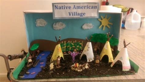 Native American Diorama | School Projects