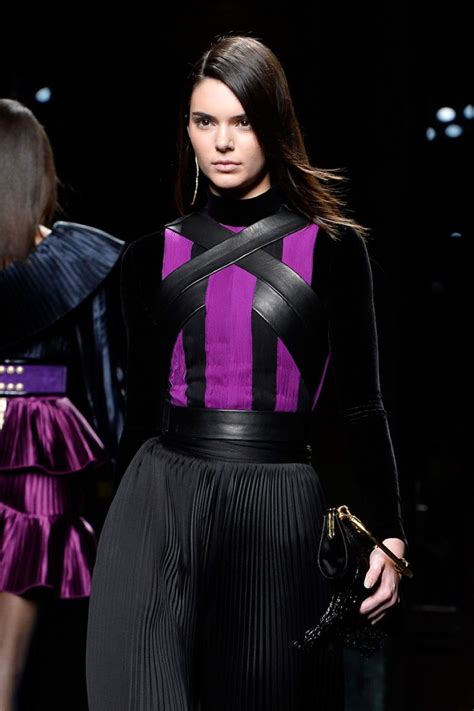 Kendall Jenner - Balmain Runway Show in Paris, March 2015 • CelebMafia