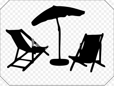 Free Beach Chair Silhouette, Download Free Beach Chair Silhouette png ...