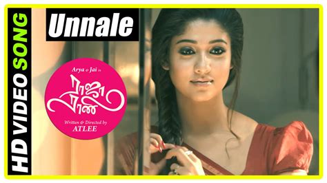 Raja Rani Tamil Movie Songs | Unnale Song | Nayanthara and Jai decide ...