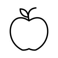 Apple Outline Vector Art, Icons, and Graphics for Free Download