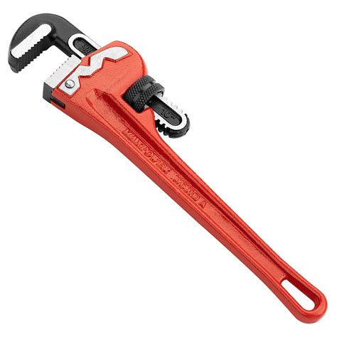 RIDGID Heavy-Duty Pipe Wrench: Cast Iron, 3/4 In Jaw Capacity, Serrated ...