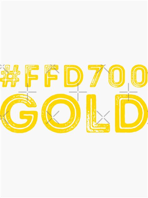 "Gold Hex Code Color #FFD700" Sticker for Sale by MinimalSketches | Redbubble