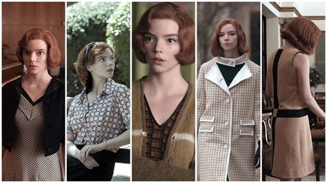 All of Anya Taylor-Joy's Chess-Themed Costumes in "The Queen's Gambit ...