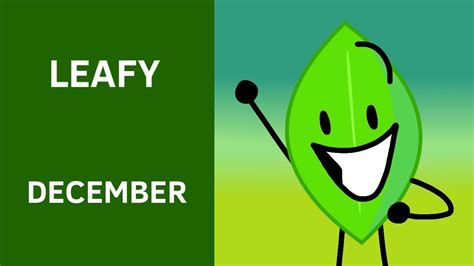 BFB Character Of The Month: Leafy - YouTube