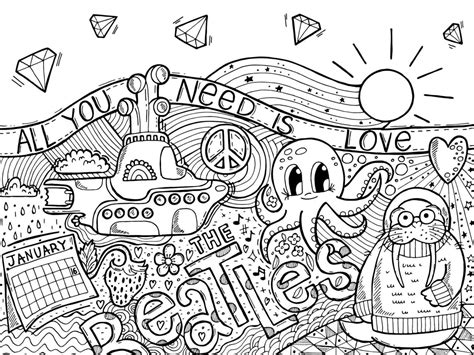 Yellow Submarine Coloring Pages