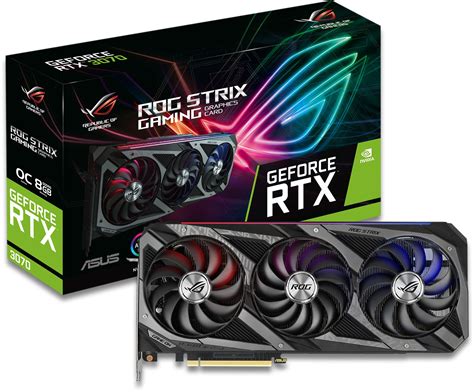 GeForce RTX 3070 ROG STRIX Gaming OC 8GB Semi-Fanless Graphics Card