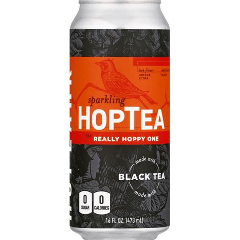 Hoplark Hop Tea, Sparkling, The Really Hoppy One (16 oz) - Instacart