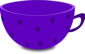 Purple Tea Cup Clip Art at Clker.com - vector clip art online, royalty free & public domain
