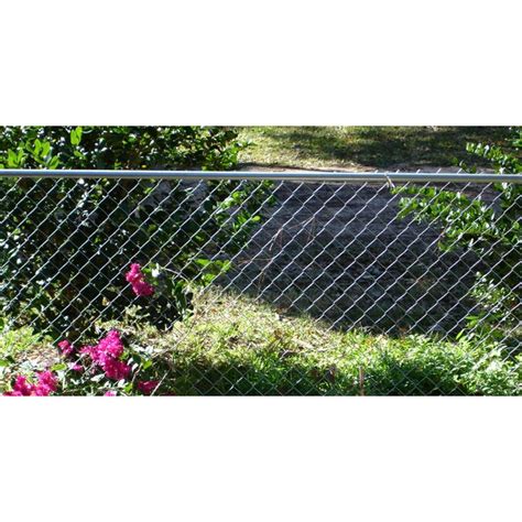 3-ft H x 50-ft L 11-Gauge Galvanized Steel Chain Link Fence Fabric in ...