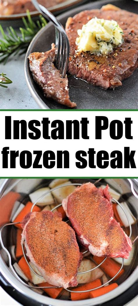 Instant Pot Frozen Steak | Instant pot steak recipe, Frozen steak ...