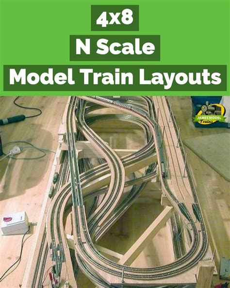 5 Brilliant 4x8 N Scale Model Train Layouts | N scale model trains, N scale layouts, Model train ...