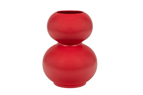 Tuga Vase - large red ceramic vase for modern interior - noo.ma – noo.ma us