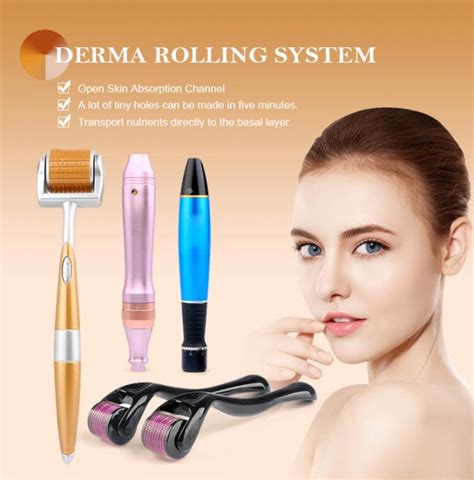 Derma Roller ZGTS 540 Needle Dermaroller Home Use Anti-Wrinkle Remove ...