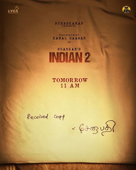 Indian 2 release date, teaser and more details coming soon - TrackTollywood