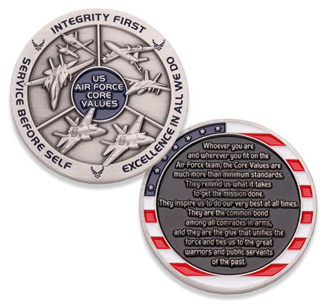 Buy Air Force Core Values Challenge Coin - United States Air Force ...