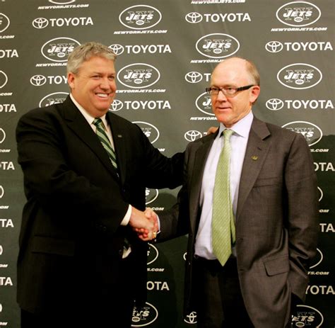 Rex Ryan, Woody Johnson - New York Jets Introduce Rex Ryan as New Head ...