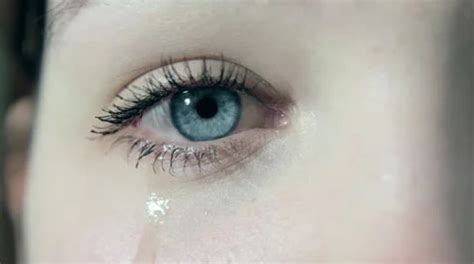 crying girl with tears in her beautiful ... | Stock Video | Pond5