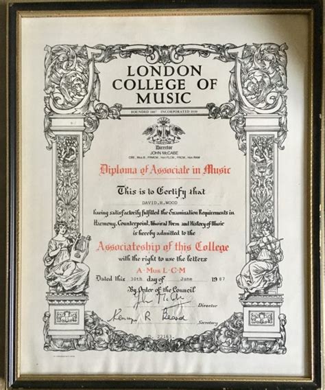 London College of Music - David Wood