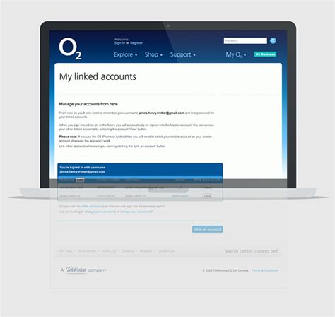 O2.co.uk, Telefonica O2 - Access & Registration on Behance