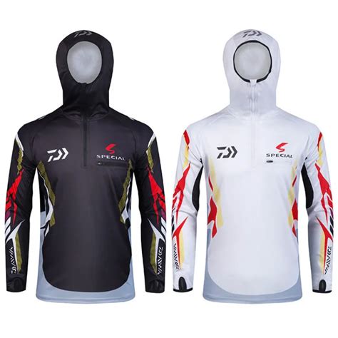 Long Sleeve Hooded Fishing Clothing New Outdoor Fishing Sun Protection ...