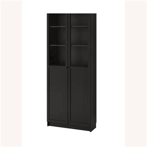 IKEA BILLY Bookcase with Panel/Glass Doors - AptDeco