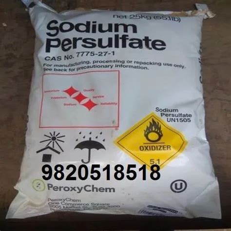 Sodium Persulfate - Na2S2O8 Latest Price, Manufacturers & Suppliers