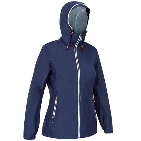 Sailing 100 Women's Waterproof Sailing Jacket - Navy