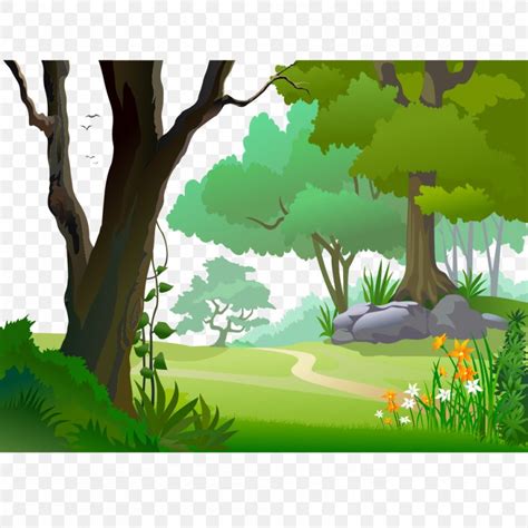 Clip Art Vector Graphics Desktop Wallpaper Forest Image, PNG, 1000x1000px, Forest, Cartoon ...