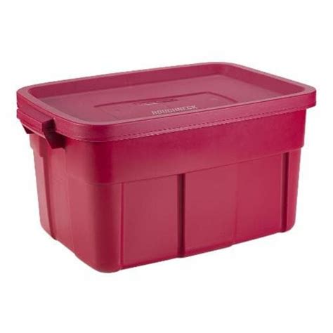 Rubbermaid Roughneck Storage Tote with Lid - Auburn - 14 Gallon, 14 ...