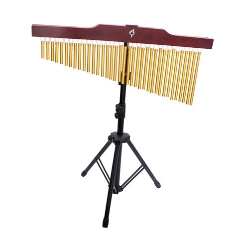 36 Note Metal Tube Wind Chime Percussion Musical Instrument With Stand-in Bells & Chimes from ...