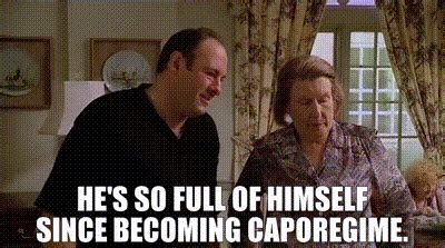 YARN | He's so full of himself since becoming caporegime. | The Sopranos (1999) - S01E07 Drama ...