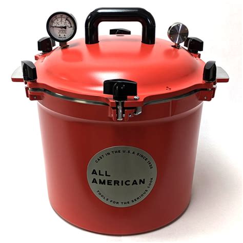 All American 921RD Red Tomato 21 Quart Pressure Canner ...