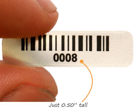 Tiny Barcode Labels | MyAssetTag.com