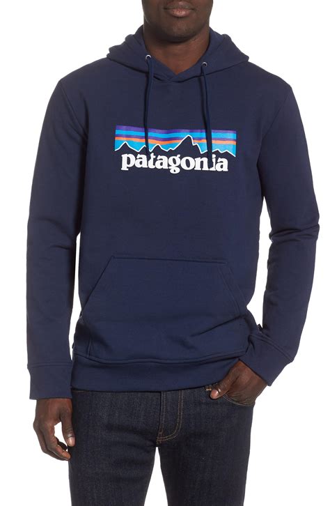 Patagonia P6 Logo Uprisal Hooded Sweatshirt in Blue for Men - Lyst