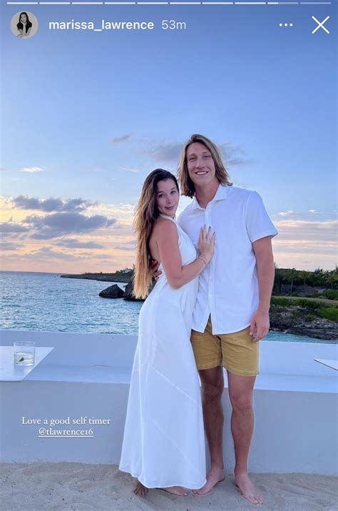 Trevor Lawrence, wife Marissa vacation for 1st wedding anniversary