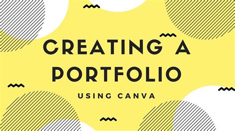 How to Create a Portfolio in Canva - YouTube