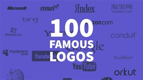 100 Most Famous Logos of All-Time - Company Logo Design